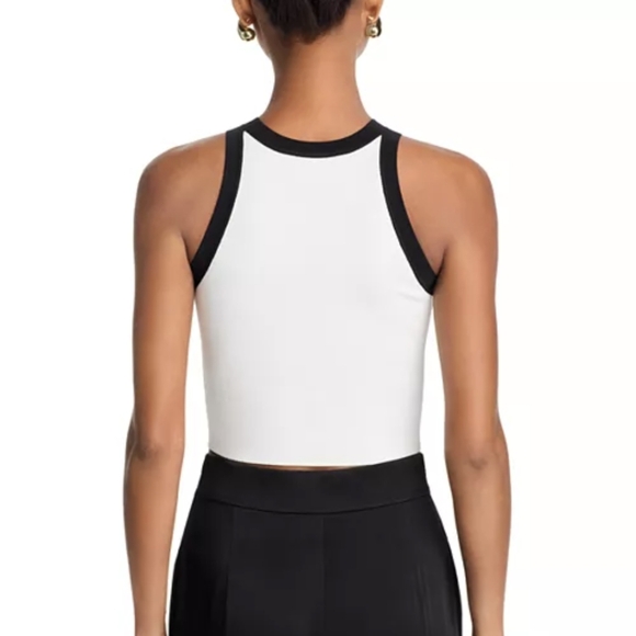 Alice + Olivia Rydel Black And White Tank sz XS - Picture 2 of 7